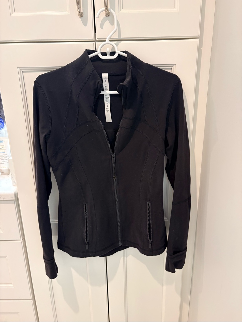 Lululemon black sz 8 Define jacket